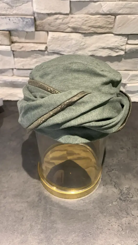Rosa Green Turban