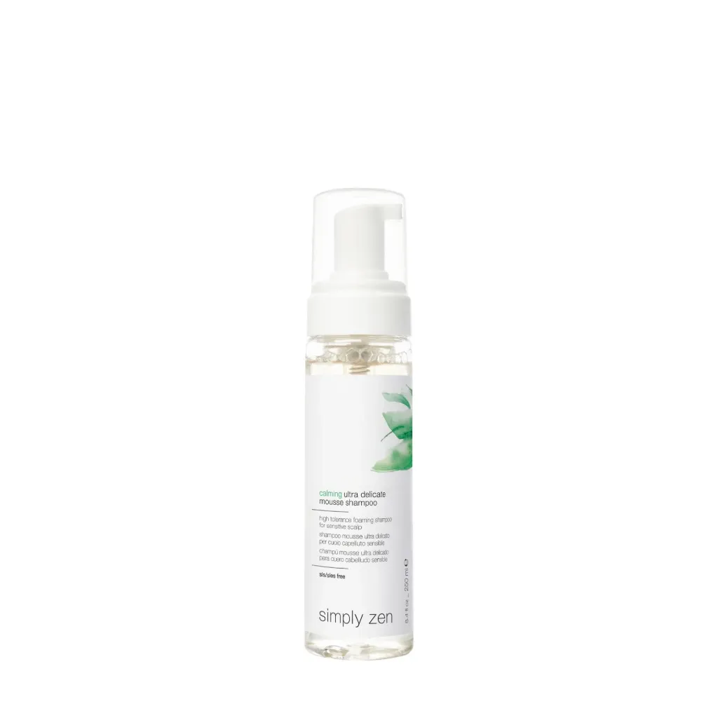 simply zen calming ultra delicate mousse shampoo